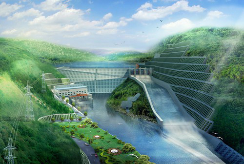 总口管理区老挝南塔河1号水电站项目